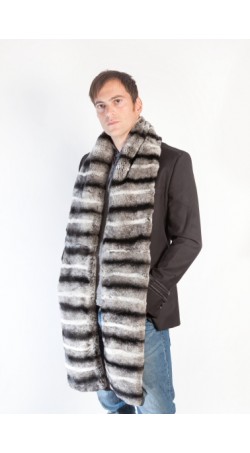 Rex Chinchilla Fur Stole - Unisex